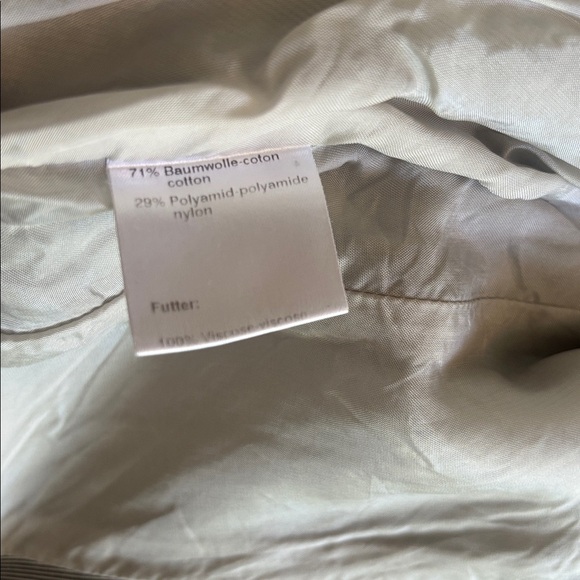 Akris Punto | Black and White Striped Cotton Blend Jacquard Blazer Size 6 - Picture 12 of 16